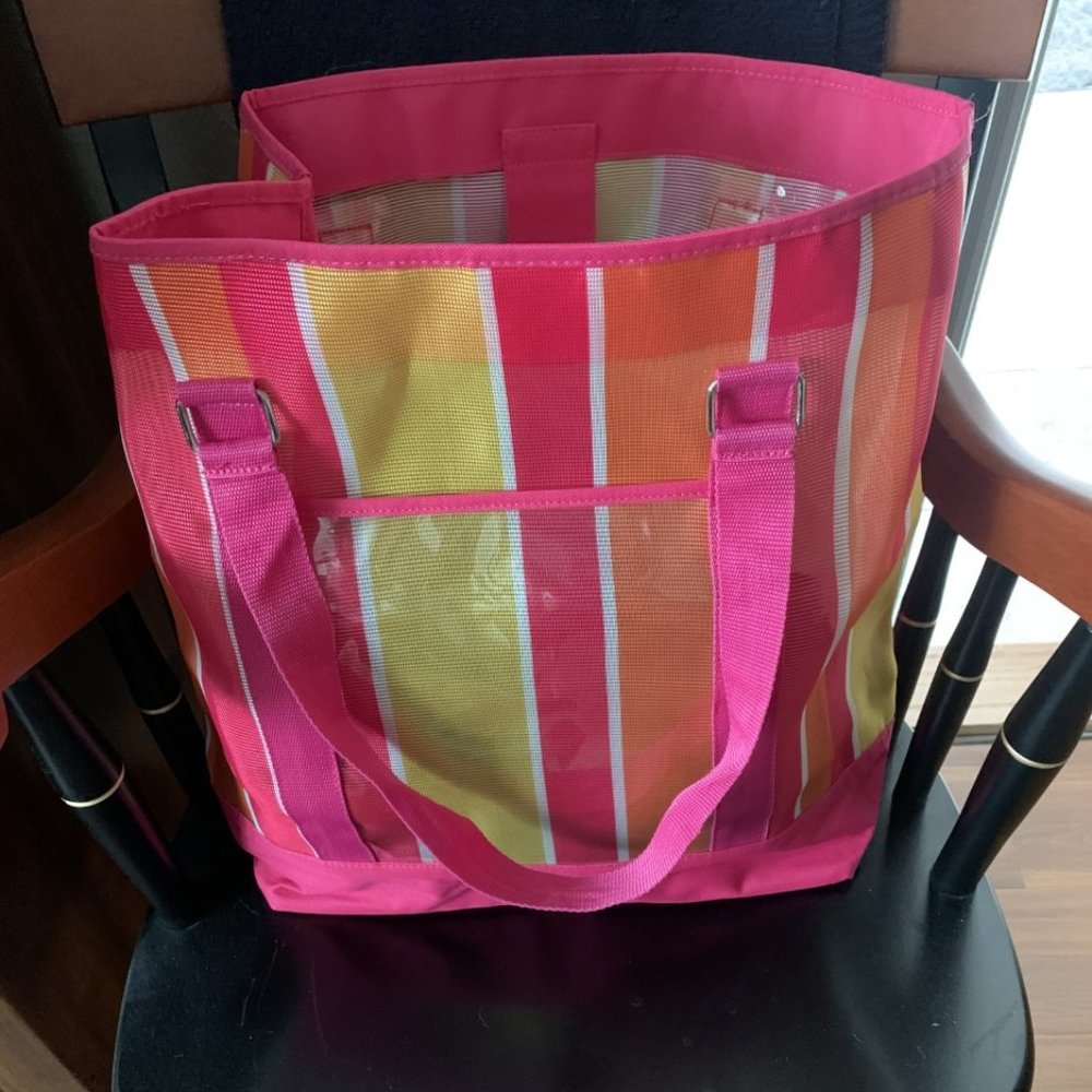 Striped tote bag NWOT
